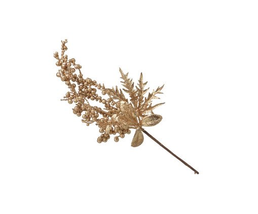 Galho Natalino Ramo Iluminado, Bronze | WestwingNow