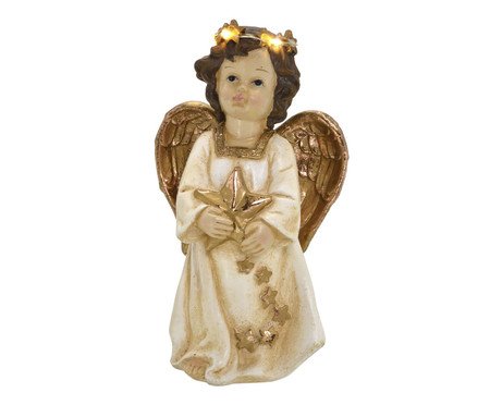 Anjo Decorativo com Luz Estrela Guia | Westwing