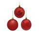 6 Bolas Natalinas Bolas Cintilantes, red | WestwingNow