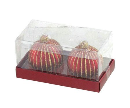 Jogo 2 Velas Bola Natal Luzes da Alegria | Westwing