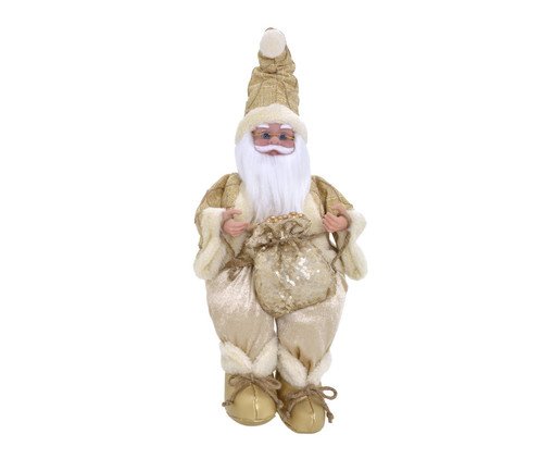 Papai Noel Decorativo Pai Natal L, gold | WestwingNow