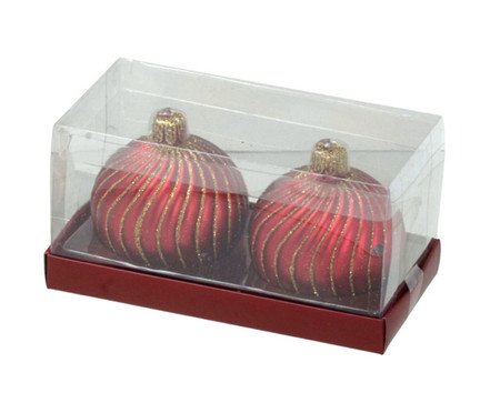 Jogo 2 Velas Bola Natal Gemas de Gelo | Westwing