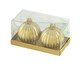 Jogo 2 Velas Bola Natal Par Iluminado, gold | WestwingNow