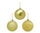 6 Bolas Natalinas Mini Brilhantes, gold | WestwingNow