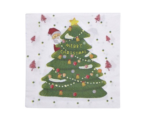 Guardanapo de Papel Natalino Jantar Festivo, white | WestwingNow