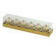 Jogo 6 Velas Bola Natal Bolas de Luz Mágica, gold | WestwingNow
