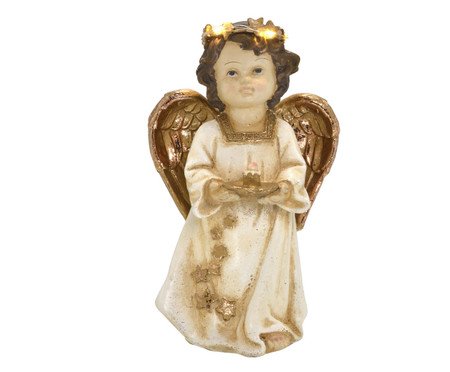 Anjo Decorativo com Luz Glória Divina | Westwing