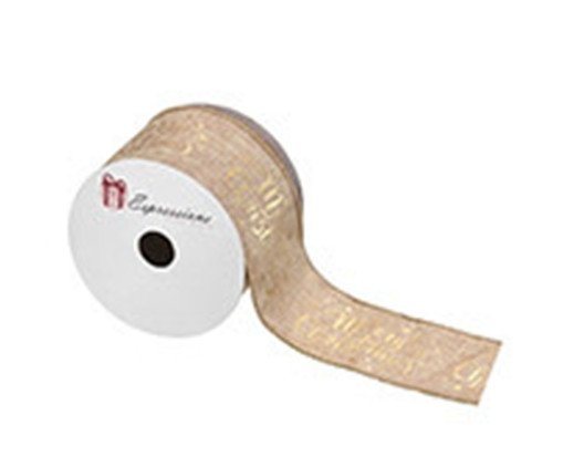 Fita Natalina Fita da Alegria L, gold | WestwingNow