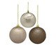6 Bolas Natalinas Enfeites, Bronze | WestwingNow