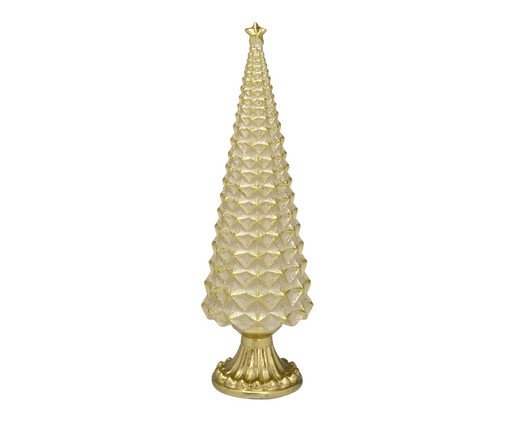 Árvore Natalina Decorativa Pinheiro Nobre, gold | WestwingNow