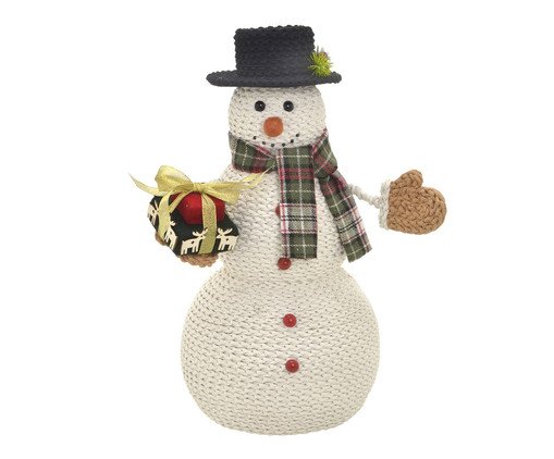 Boneco de Neve Decorativo Neve Estrelada, Off White | WestwingNow