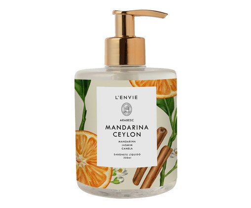 Sabonete Líquido Mandarina Ceylon Arabesc - 350ml, Colorido | WestwingNow