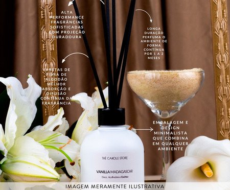 Difusor de Varetas Vanilla Madagascar - 200ml | Westwing