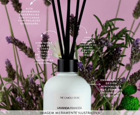 Difusor de Varetas Lavanda Francesa - 200ml | Westwing