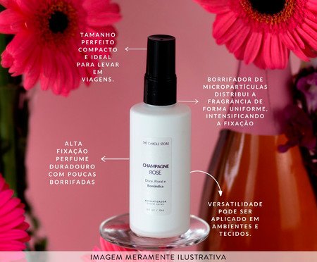 Travel Spray Champagne Rosê - 60ml | Westwing