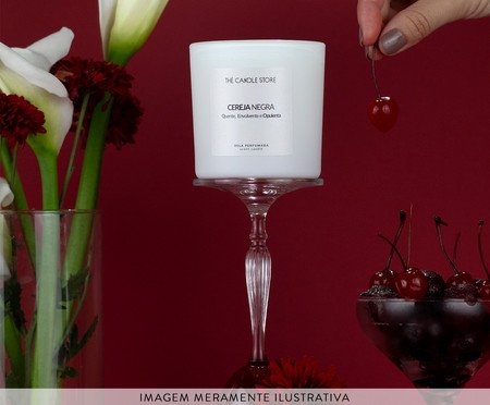 Vela Perfumada Cereja Negra - 200gr | Westwing