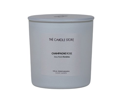 Vela Perfumada Champagne Rosê - 200gr, white | WestwingNow