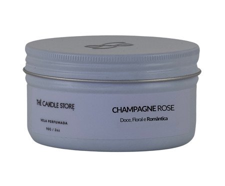 Vela Perfumada Champagne Rosê - 90gr | Westwing
