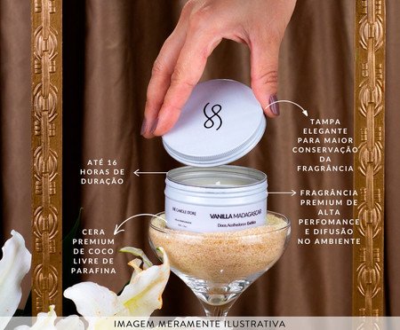 Vela Perfumada Vanilla Madagascar - 90gr | Westwing
