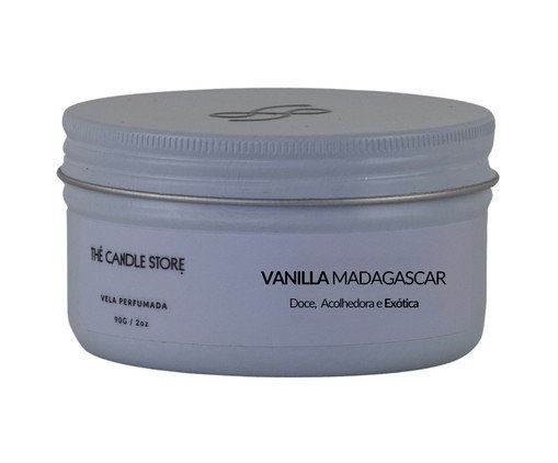 Vela Perfumada Vanilla Madagascar - 90gr, white | WestwingNow