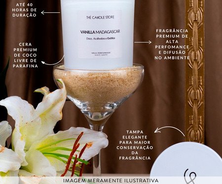 Vela Perfumada Vanilla Madagascar - 200gr | Westwing