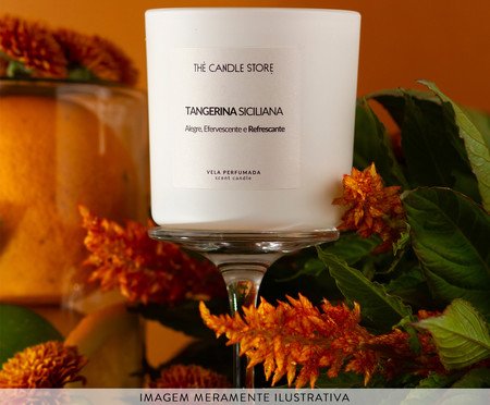 Vela Perfumada Tangerina Siciliana - 200gr | Westwing