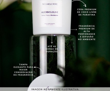 Vela Perfumada Alecrim Sublime - 200gr | Westwing