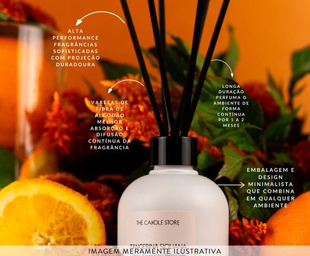 Difusor de Varetas Tangerina Siciliana - 200ml | Westwing