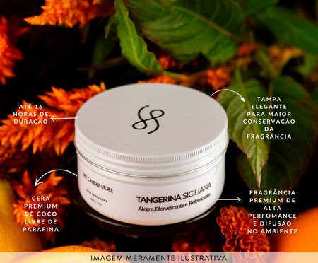 Vela Perfumada Tangerina Siciliana - 90gr | Westwing