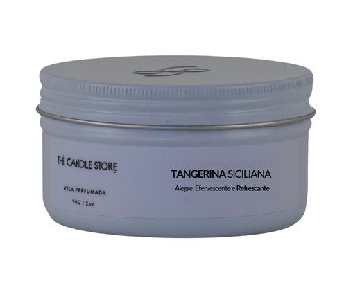 Vela Perfumada Tangerina Siciliana - 90gr, white | WestwingNow