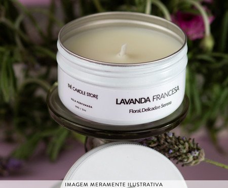 Vela Perfumada Lavanda Francesa - 90gr | Westwing