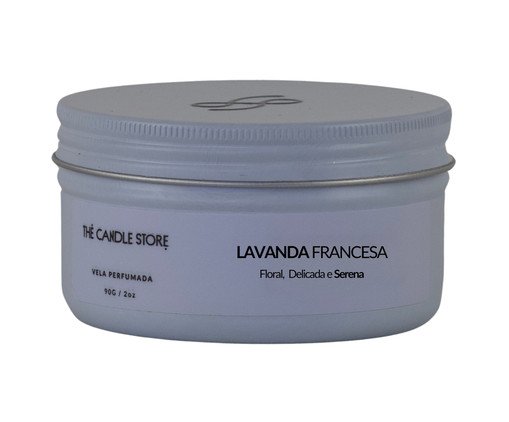 Vela Perfumada Lavanda Francesa - 90gr, white | WestwingNow