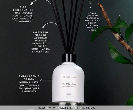 Difusor de Varetas Bamboo Moso - 200ml | Westwing