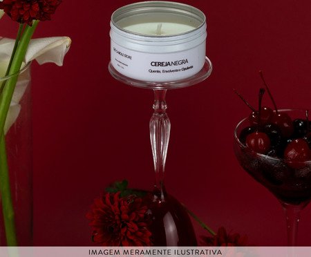 Vela Perfumada Cereja Negra - 90gr | Westwing