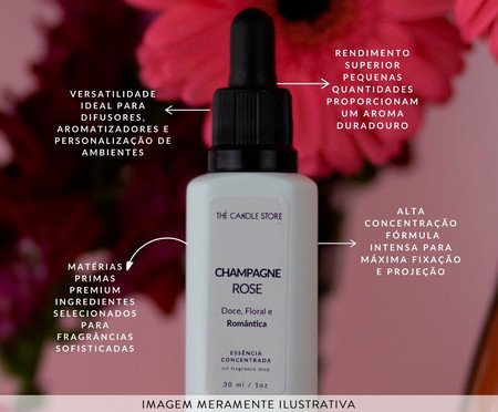 Essência Concentrada Champagne Rosê - 30ml | Westwing