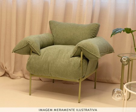 Poltrona Asa Petit Bouclé Verde | Westwing