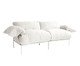 Sofá Asa Dois Lugares Bouclé Porcelana, white | WestwingNow