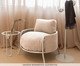 Poltrona Luden Bouclé Porcelana, white | WestwingNow