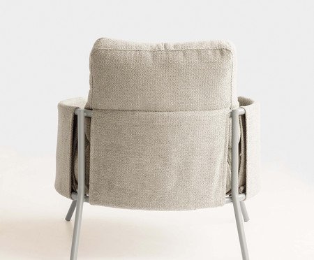 Poltrona Luden Bouclé Porcelana | Westwing