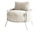 Poltrona Luden Bouclé Porcelana, white | WestwingNow
