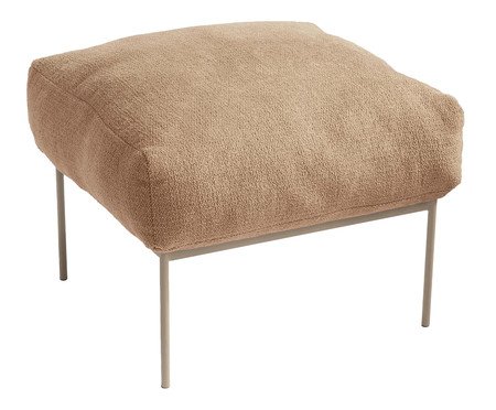 Pufe Asa Bouclé Marrom | Westwing