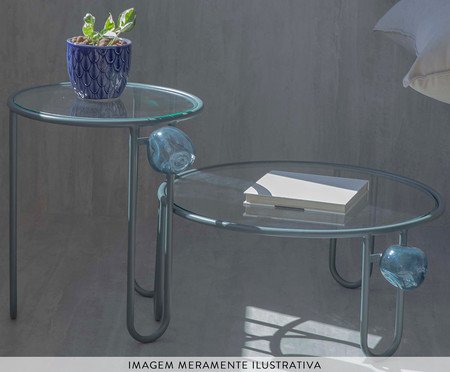 Mesa Lateral Murano Azul | Westwing