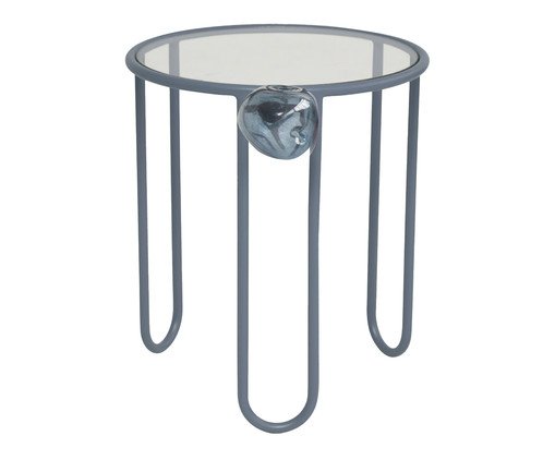 Mesa Lateral Murano Azul, blue | WestwingNow