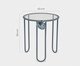 Mesa Lateral Murano Azul, blue | WestwingNow