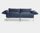 Sofá Asa Dois Lugares Bouclé Azul, blue | WestwingNow