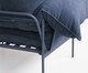 Sofá Asa Dois Lugares Bouclé Azul, blue | WestwingNow