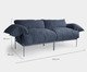 Sofá Asa Dois Lugares Bouclé Azul, blue | WestwingNow