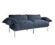 Sofá Asa Dois Lugares Bouclé Azul, blue | WestwingNow