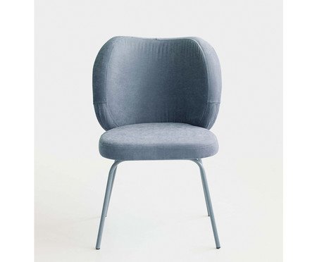 Cadeira Concha Interna Sarja Azul | Westwing