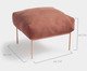 Pufe Asa Bouclé Terracota, Terracotta | WestwingNow